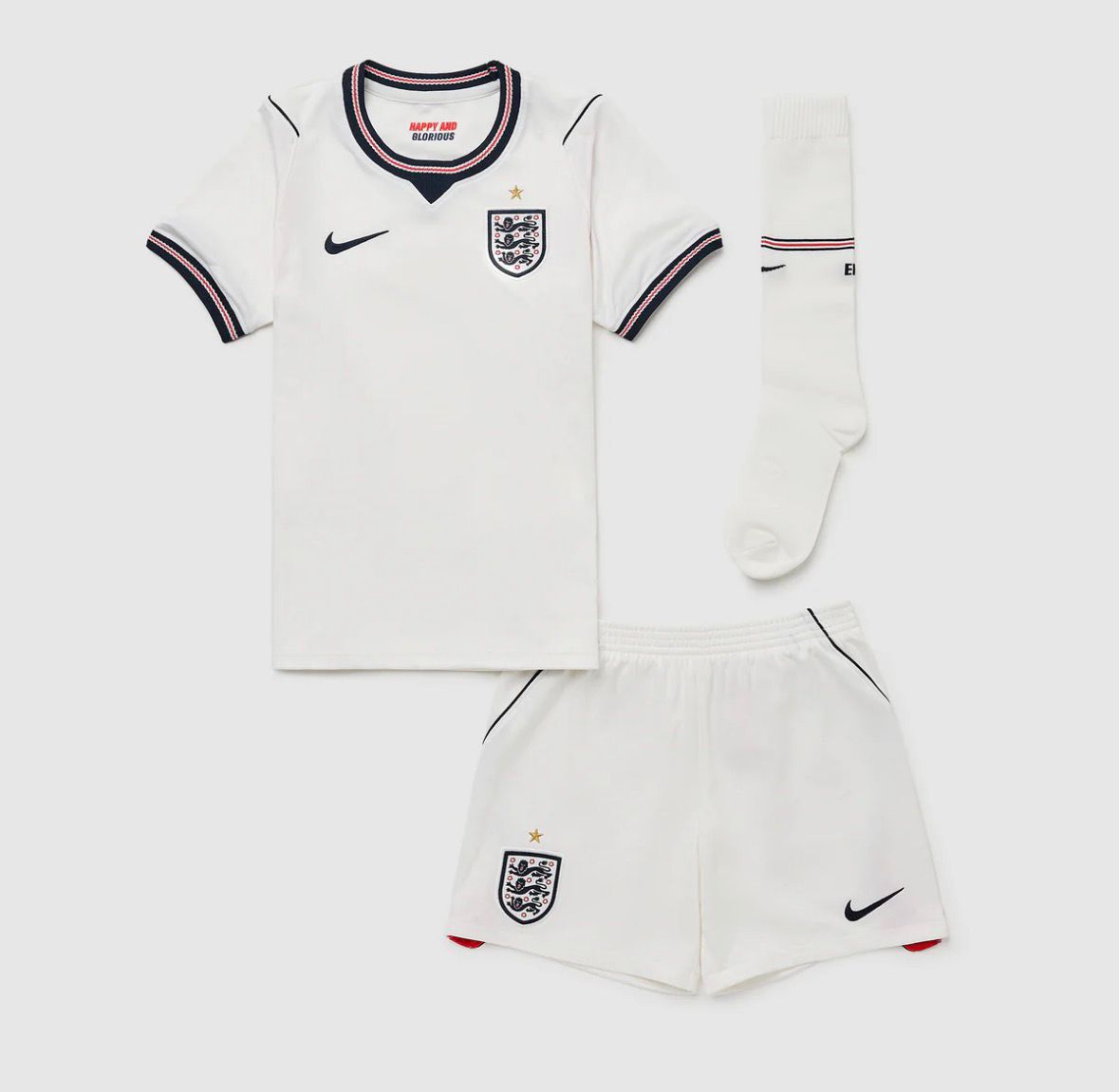 2026世界盃 英格蘭主場童裝波衫/球衣KIT SET