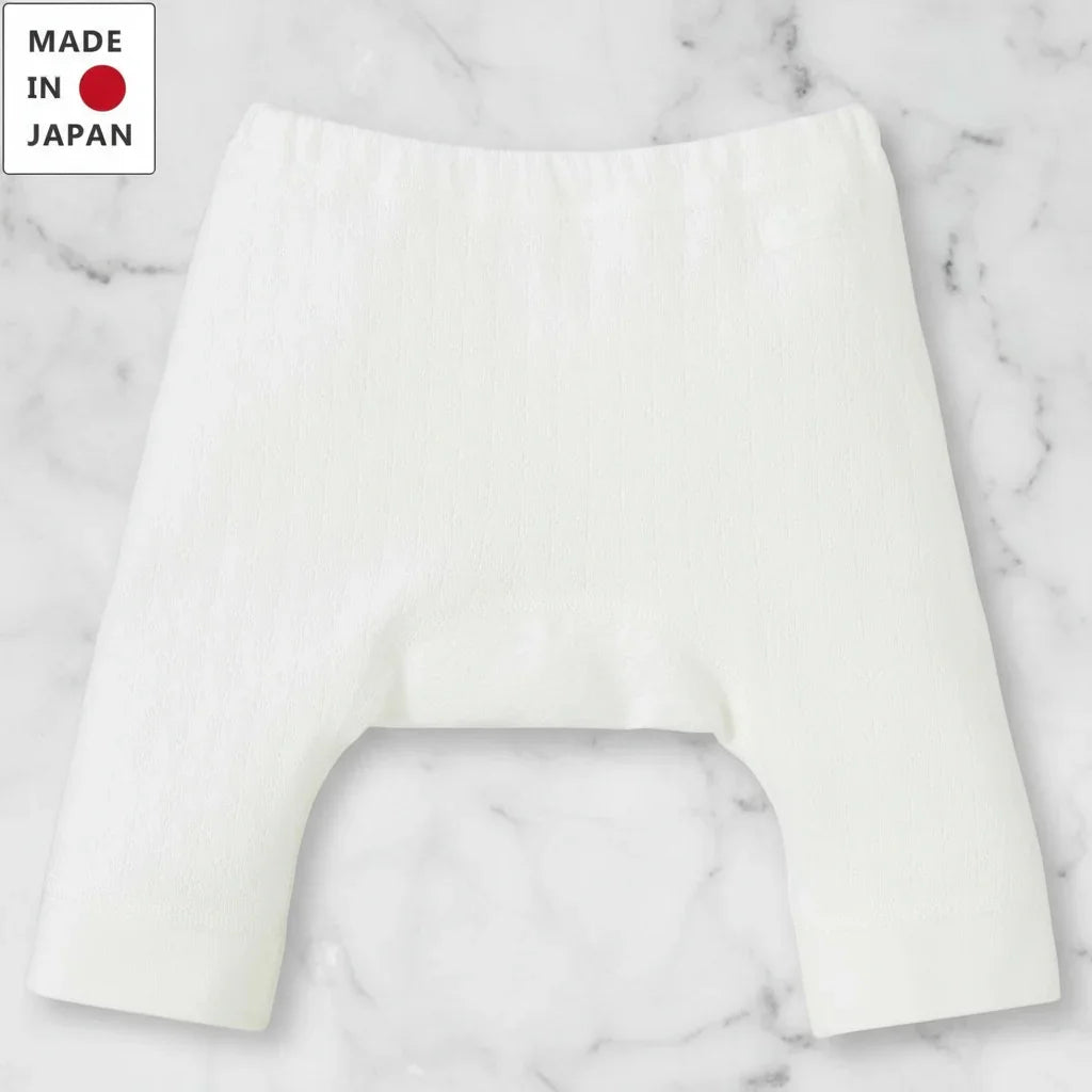 [現貨] 日本製Combi Mini初生嬰兒保暖雙層透氣針織襪褲 (50-60cm) - BB Dressup