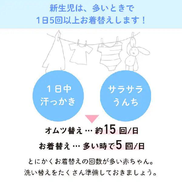 [現貨] 日本製Combi Mini初生嬰兒100%純棉粉紅色小花上衣 - BB Dressup