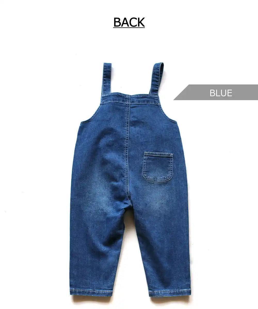 [現貨] 日本直送L.Copeck 嬰兒淺藍色工人褲/吊帶褲 (80cm) - BB Dressup