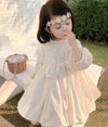 [現貨] 日本直送 Migaro 女童米色Lace連身裙洋裝 (100-110cm) - BB Dressup