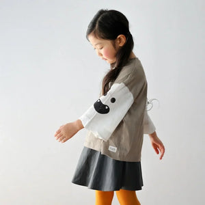 [現貨] 日本直送 Nico Hrat 童裝灰色小幽靈長袖T恤 (110-120cm) - BB Dressup