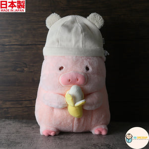 [現貨] 日本製 Shapox 米白色熊耳有機棉嬰幼兒帽 - BB Dressup