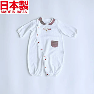 [現貨] 日本製Three Arrow初生嬰兒紅色兔仔全棉連身衣 (50-70cm) - BB Dressup