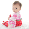 [現貨] 日本直送 Aenak 女童裝紅色櫻花日本和服連身衣 (80-90cm) - BB Dressup