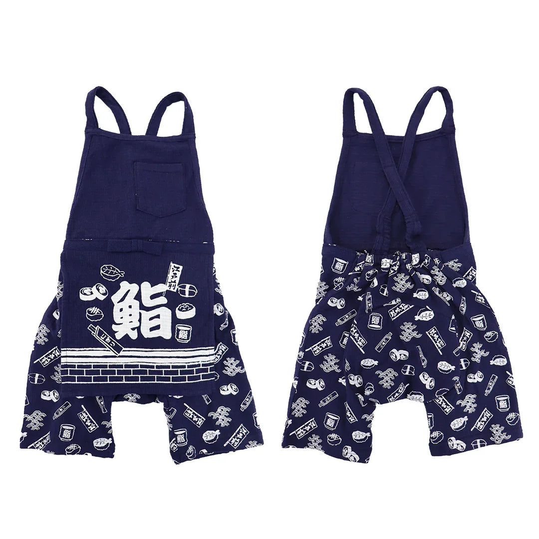 [現貨] 日本直送 Aenak 嬰兒藍色日本祭和服浴衣BB衫套裝 (80-90cm) - BB Dressup