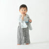 [現貨] 日本直送 Aenak 男童裝 灰色HAKAMA 日本和服嬰兒連身衣 (90cm) - BB Dressup