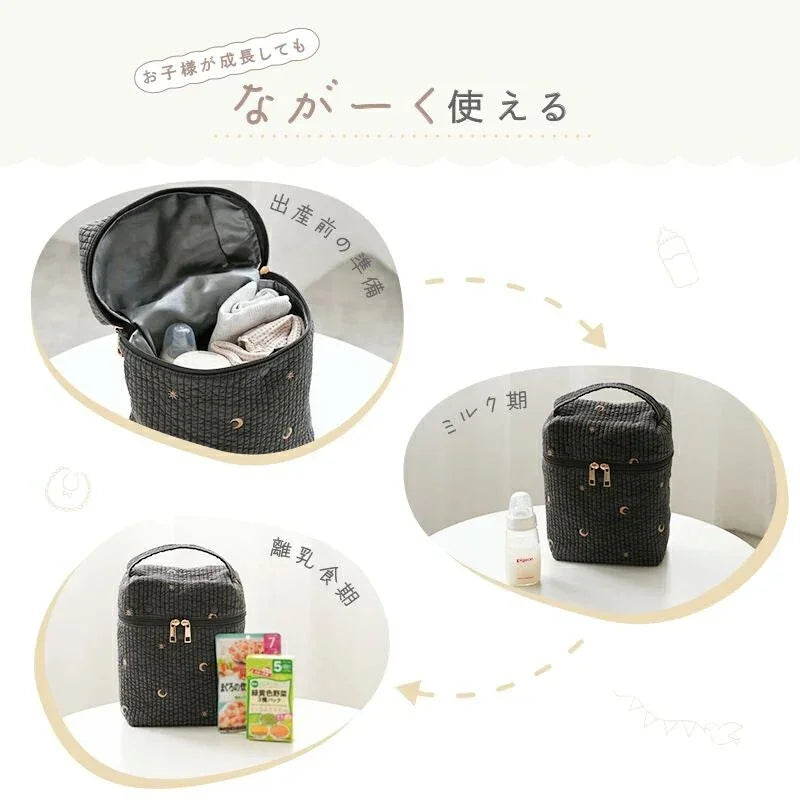 適合從奶期用到輔食期之長效型嬰兒收納袋。