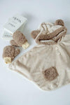 [現貨] 日本直送Bisque 嬰兒米色法蘭絨連帽斗篷 (3至5歲) - BB Dressup