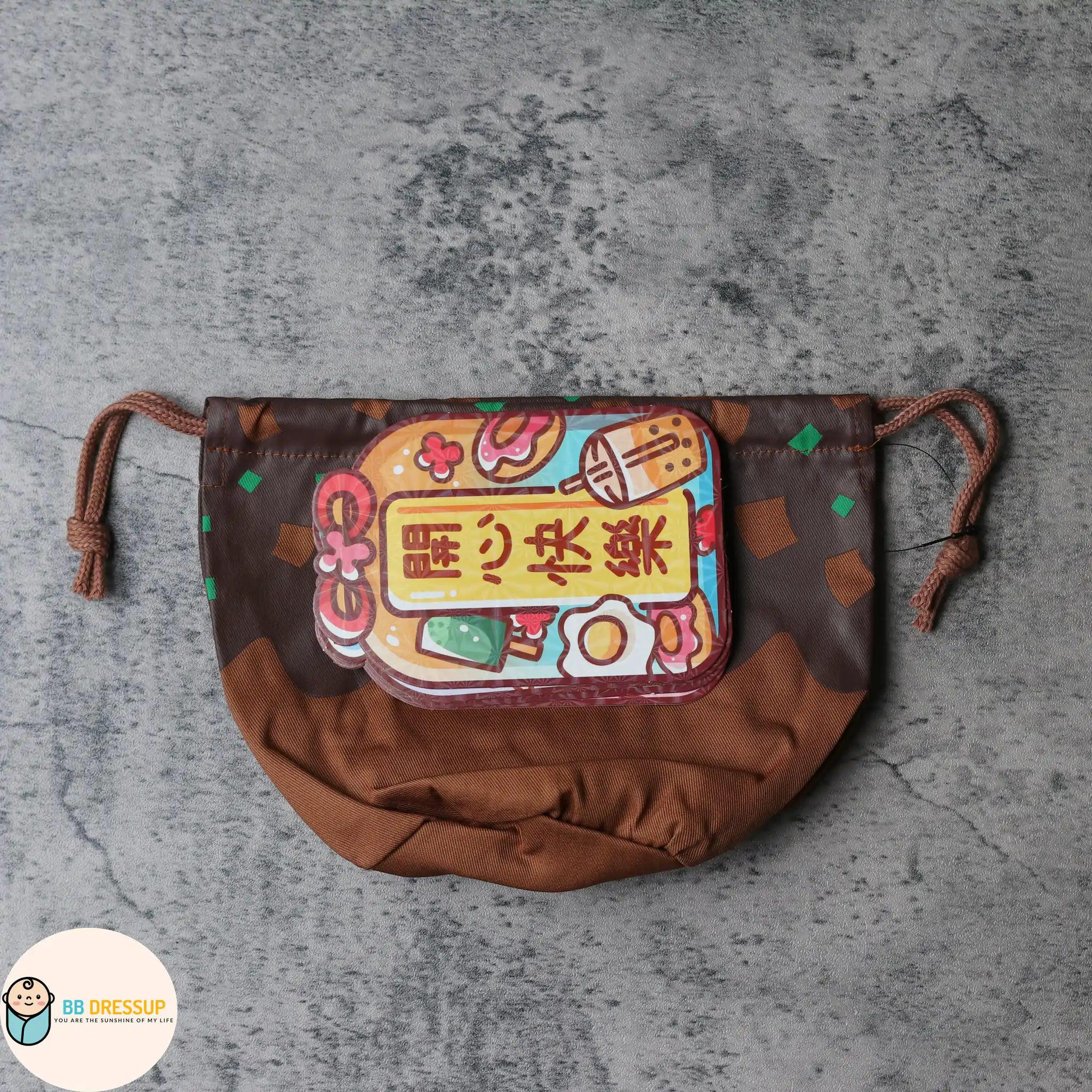 [現貨] 日本直送 Cheekroom 章魚燒造型索繩袋 - BB Dressup
