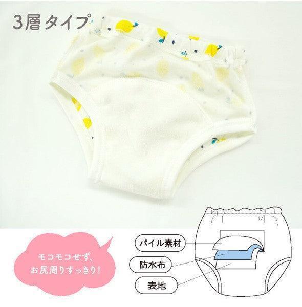 [現貨] 日本直送Chuckle Baby三層嬰兒學習褲B款 (3件裝) 90cm - BB Dressup