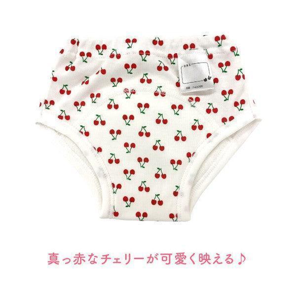 [現貨] 日本直送 Chuckle Baby 嬰兒草莓車厘子四層學習褲 (2件裝) - BB Dressup