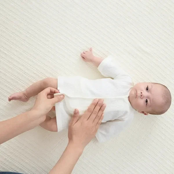 [現貨] 日本直送Combi Mini初生嬰兒針織兩層保暖內衣 (二件裝) 50-70cm - BB Dressup