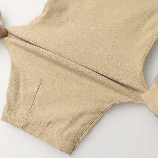 [現貨] 日本直送丸高衣料 童裝磚紅色彈性長褲 (100-130cm) - BB Dressup