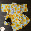 [現貨] 日本直送 東商店童裝白色太陽花日本和服浴衣BB衫套裝 (90-95cm) - BB Dressup