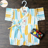 [現貨] 日本直送 東商店嬰兒黃色箭頭日本和服浴衣包屁衣/連身衣 - BB Dressup