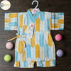 [現貨] 日本直送 東商店嬰兒黃色箭頭日本和服浴衣BB衫套裝 (90-95cm) - BB Dressup