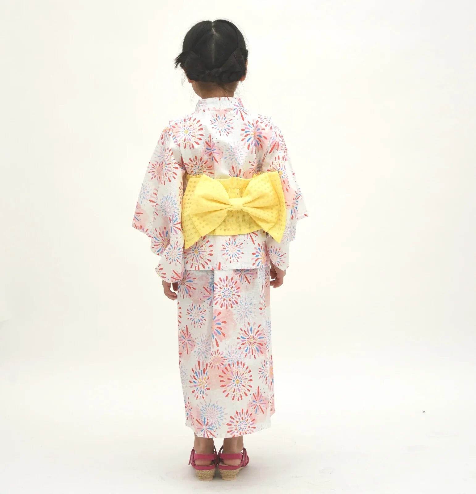 [現貨] 日本直送 東商店女煙花2 Way日本和服浴衣套裝 (110-130cm) - BB Dressup
