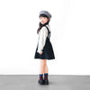 [現貨] 日本直送L.Copeck 女童黑色全棉吊帶裙 (100cm) - BB Dressup