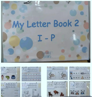 [預購] 香港製造Little Beans Busybook - My Letter Book 2 (I-P) (適合3-6歲幼兒) - BB Dressup