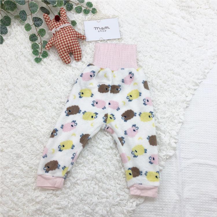 [現貨] 日本直送 Mam 嬰兒粉粉紅色綿羊暖肚睡衣套裝 (80-100cm) - BB Dressup