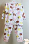 [現貨] 日本直送 Mam 嬰兒粉粉紅色綿羊暖肚睡衣套裝 (80-100cm) - BB Dressup