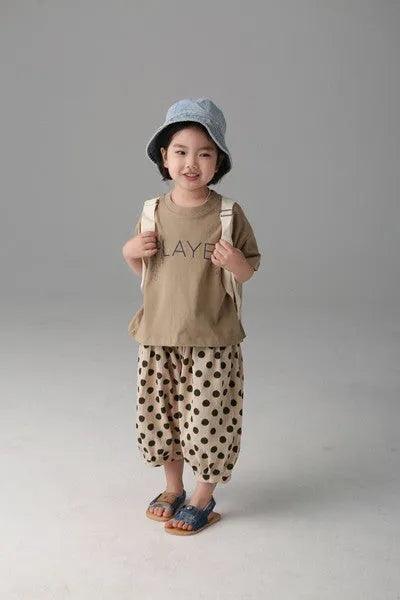 [現貨] 日本直送 Migaro 女童卡其色寬身波波褲 - BB Dressup
