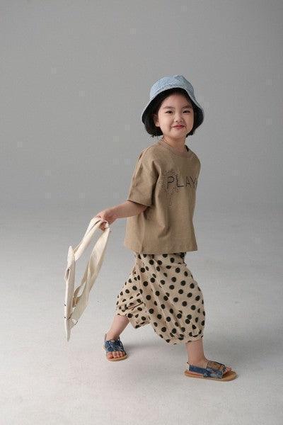[現貨] 日本直送 Migaro 女童卡其色寬身波波褲 - BB Dressup