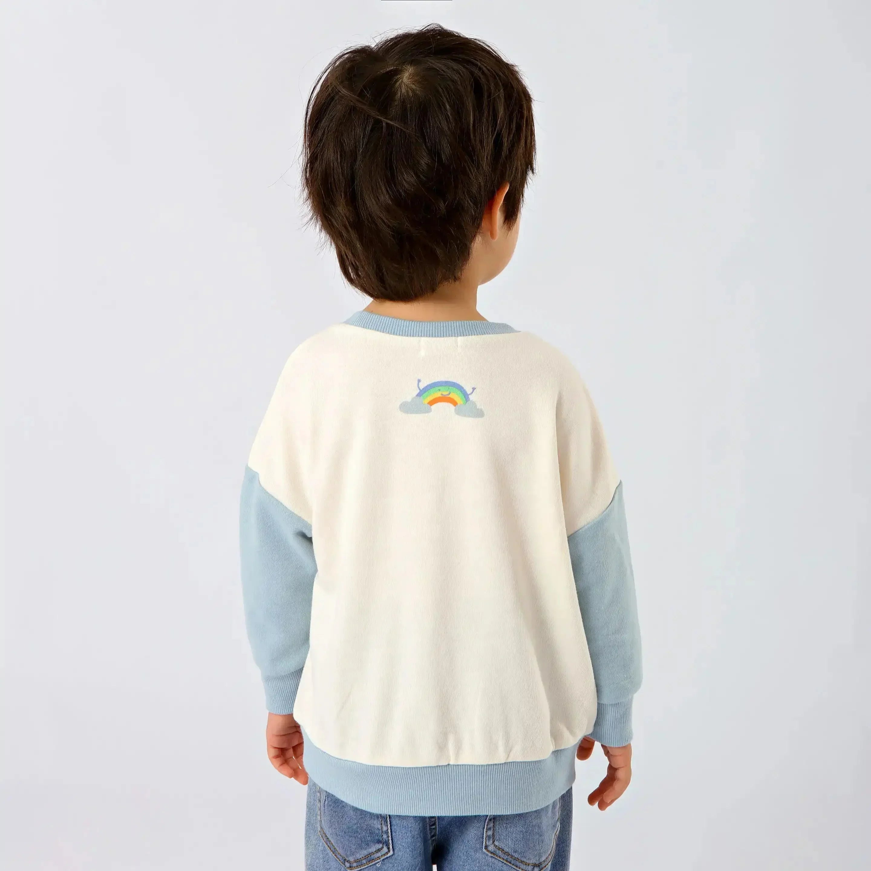 [現貨] 日本直送 OS Kids 童裝 粉藍色長袖 運動衛衣 (90-100cm) - BB Dressup