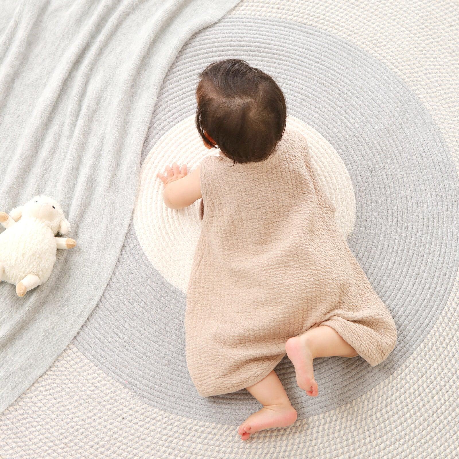 [現貨] 日本直送 OS Kids嬰兒啡色老鼠造型防踢睡袋 (70-80cm) - BB Dressup