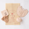 [現貨] 日本製 POMPKINS 100%有機棉棕色嬰兒禮物套裝 (PL-A) - BB Dressup