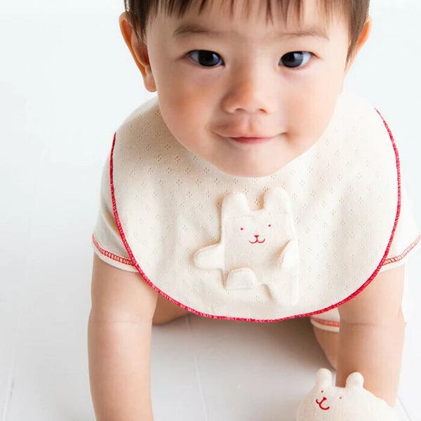 [現貨] 日本製 POMPKINS 100%有機棉白色嬰兒禮物套裝 (PL-A) - BB Dressup