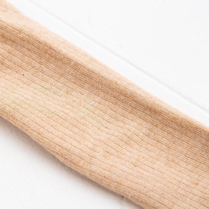 [現貨] 日本製 POMPKINS 有機棉啡色嬰兒襪褲 (80cm) - BB Dressup