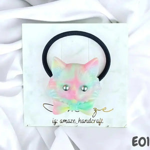 [預購] 香港製造 Amaze Handcraft 混色貓咪髮圈(成人/童裝) - BB Dressup