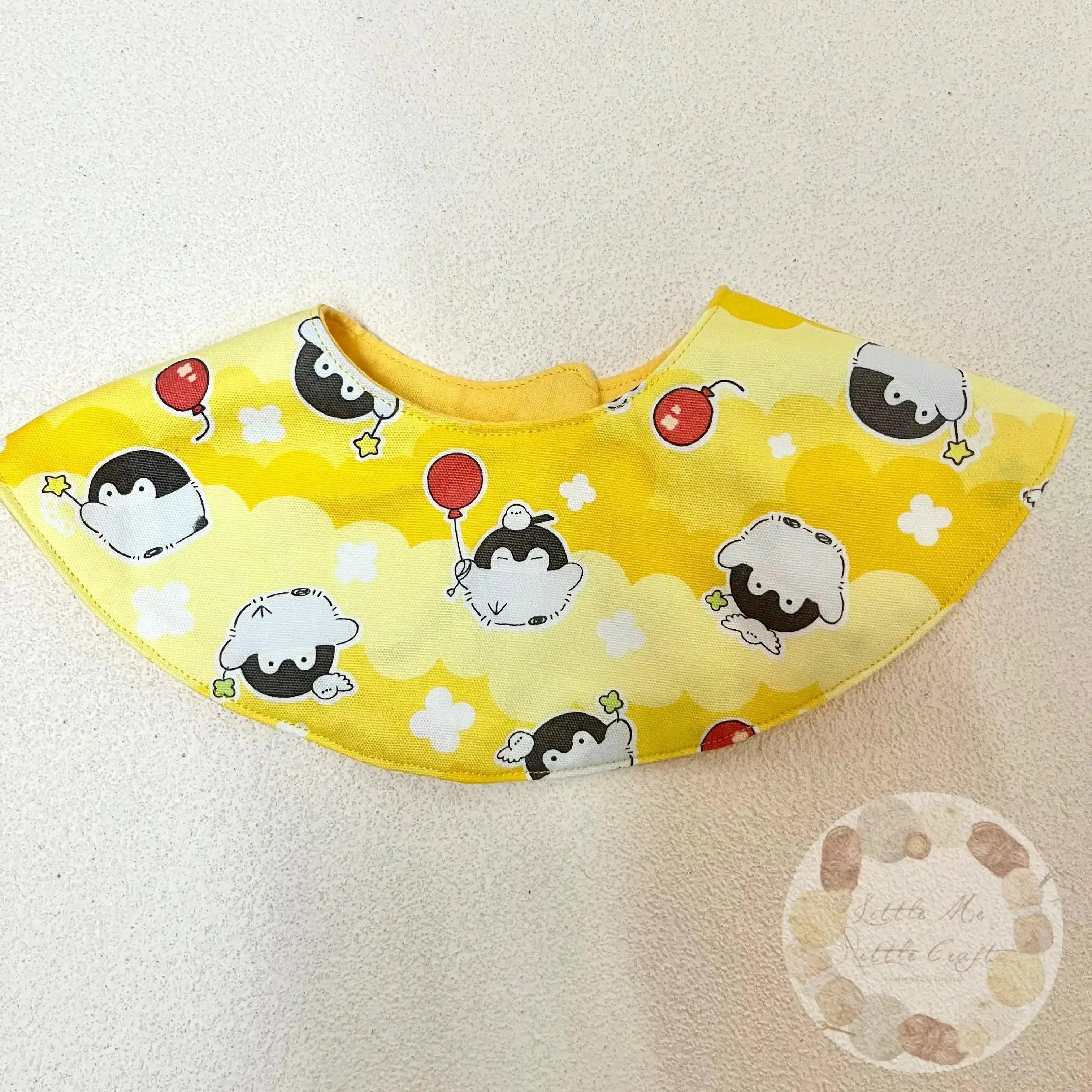 [預購] 香港製造 Little Me Little Craft 企鵝360圓形口水肩 - BB Dressup