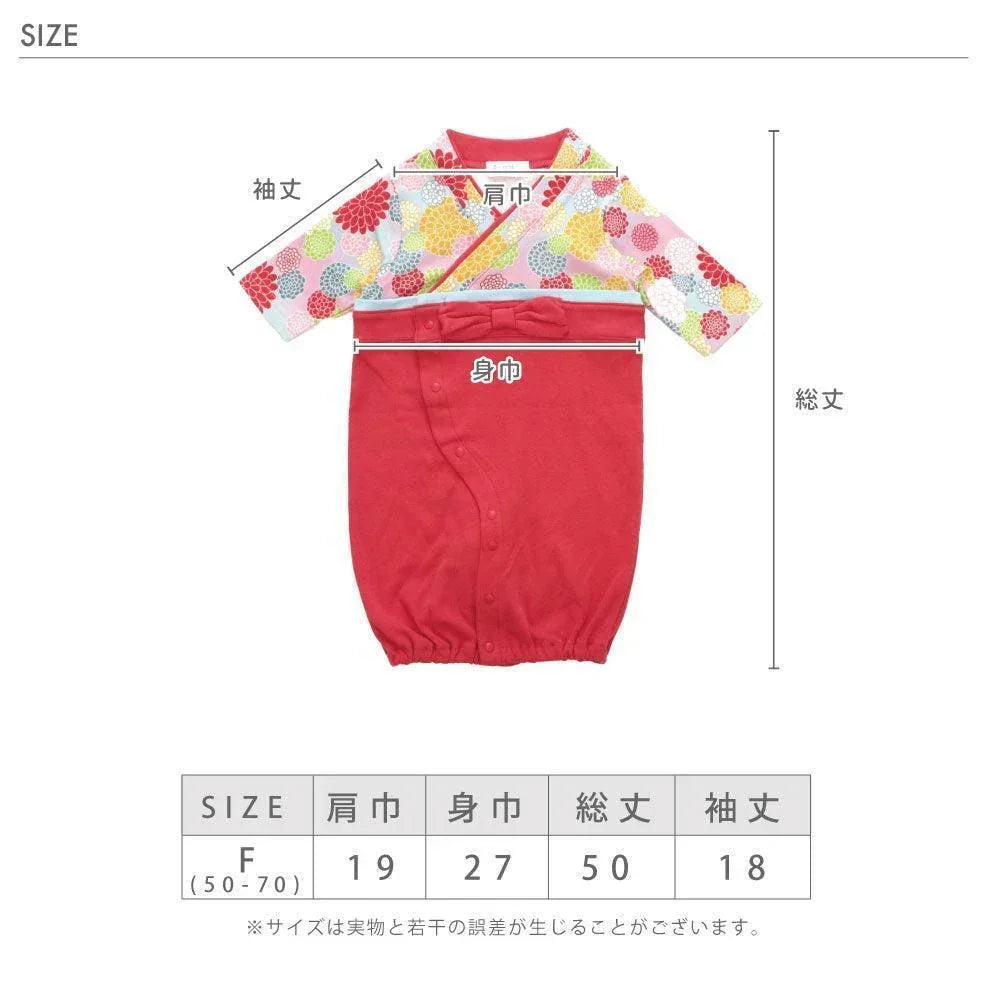 Aenak嬰兒連身衣，提供50-70cm尺寸選擇。