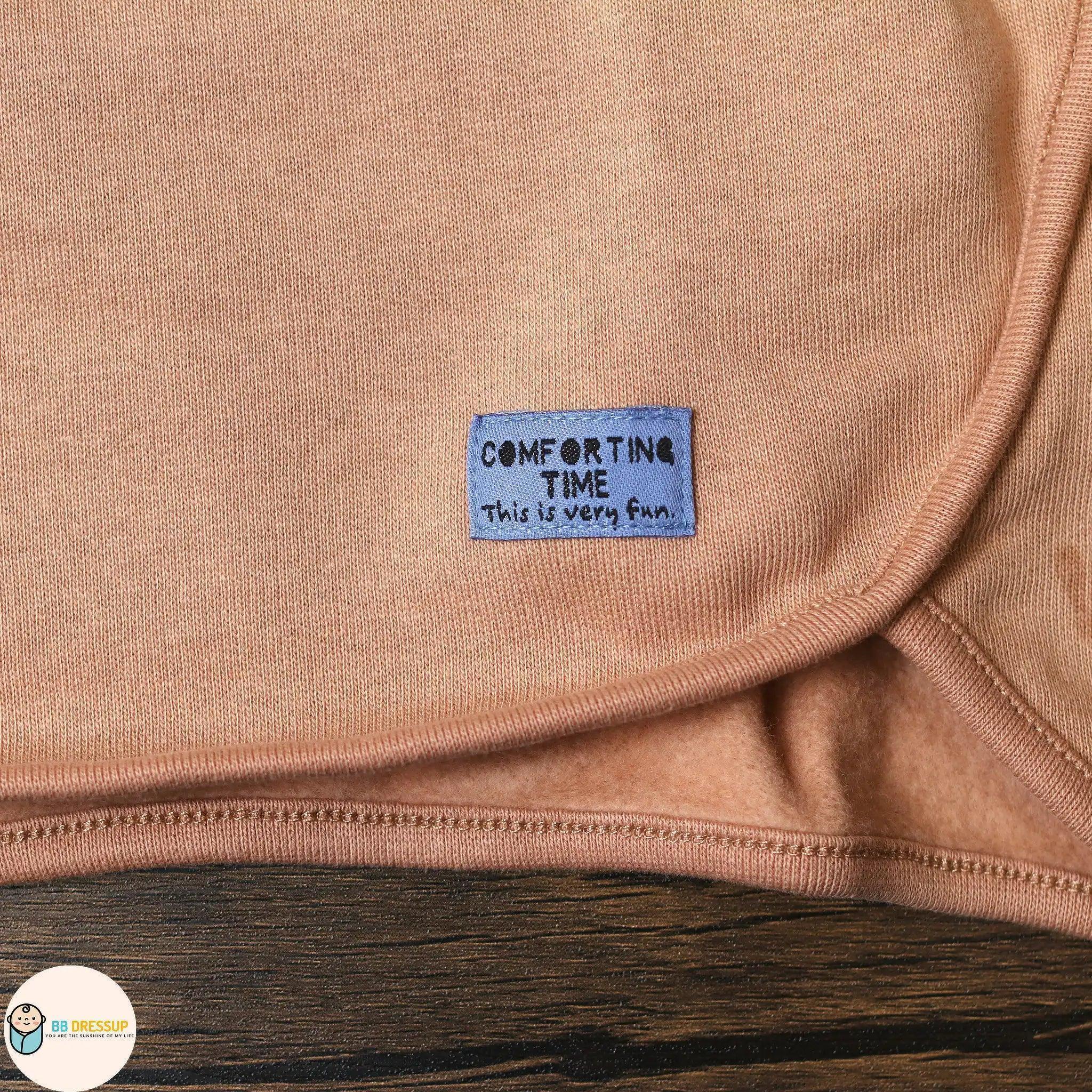 [現貨] 日本直送 Mam 幼兒 水牛圖案 啡色長袖衛衣 (80-90cm) - BB Dressup