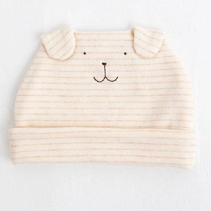 [現貨] 日本製 POMPKINS 初生嬰兒兔仔橫間有機棉嬰兒帽 - BB Dressup