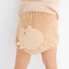 [預購] 日本製 POMPKINS 初生嬰兒 兔仔 淺啡有機嬰兒褲 - BB Dressup