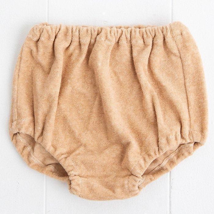 [預購] 日本製 POMPKINS 初生嬰兒 兔仔 淺啡有機嬰兒褲 - BB Dressup